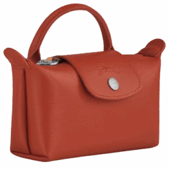 Longchamp Le Pliage City Pouch With Handle Terracotta - Canvas -Longchamp 34175HYQ213 2