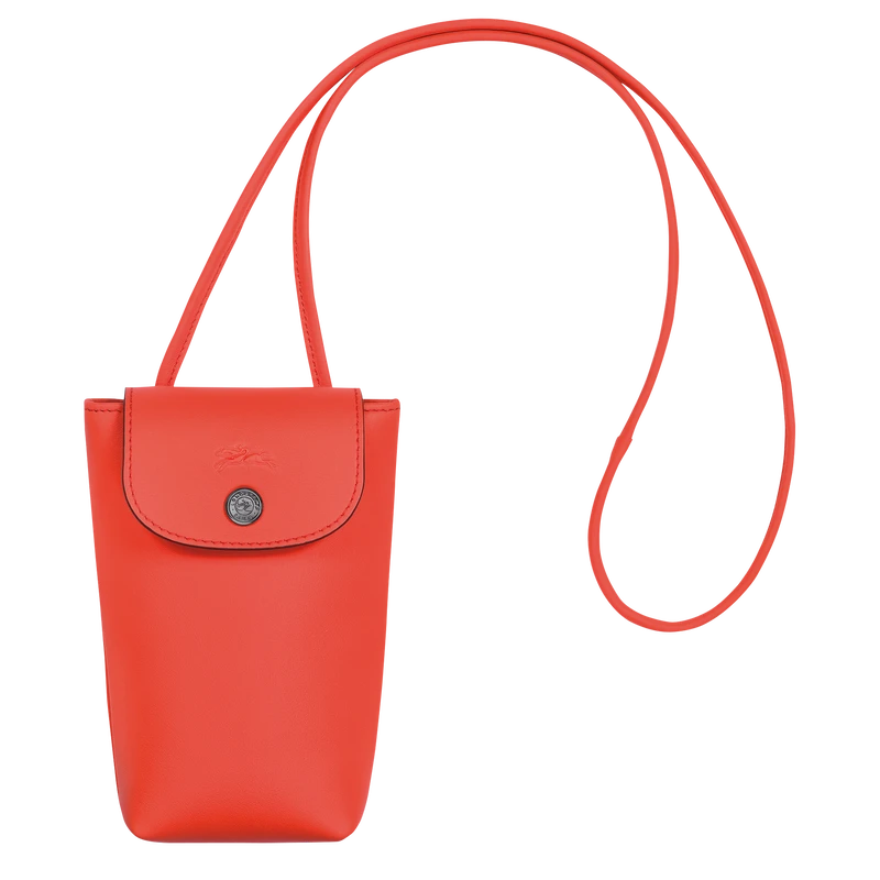 Longchamp Le Pliage Xtra Phone Case With Leather Lace Orange - Leather 3 Longchamp Le Pliage Xtra Phone Case With Leather Lace Orange - Leather