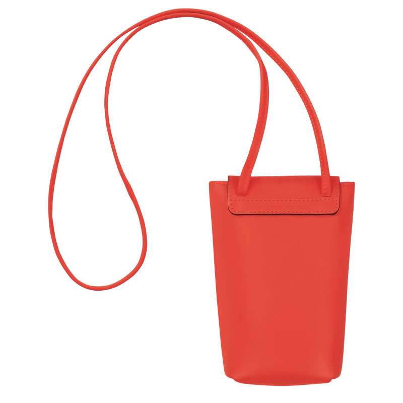 Longchamp Le Pliage Xtra Phone Case With Leather Lace Orange - Leather 6 Longchamp Le Pliage Xtra Phone Case With Leather Lace Orange - Leather - Image 4