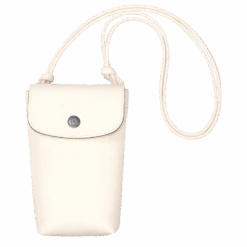 Longchamp Le Pliage Xtra Phone Case With Leather Lace Ecru - Leather