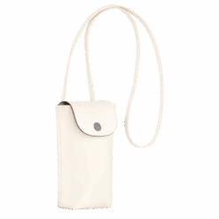 Longchamp Le Pliage Xtra Phone Case With Leather Lace Ecru - Leather -Longchamp 34178987037 2