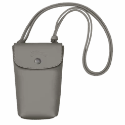 Longchamp Le Pliage Xtra Phone Case With Leather Lace Turtledove - Leather