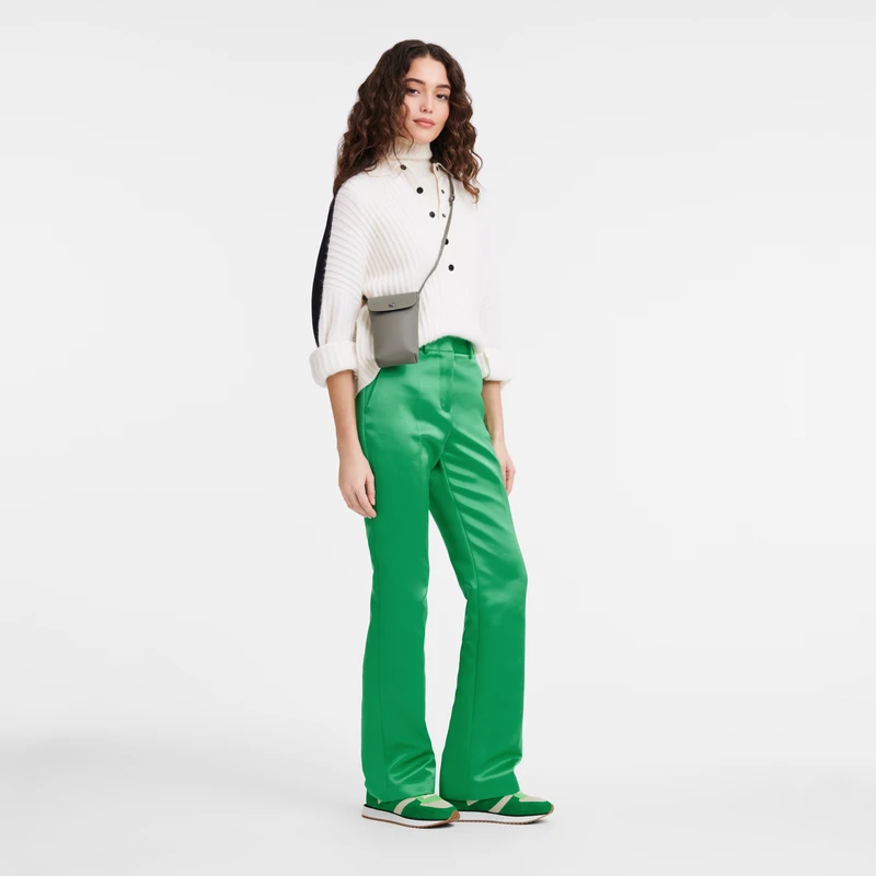 Longchamp Le Pliage Xtra Phone Case With Leather Lace Turtledove - Leather 4 Longchamp Le Pliage Xtra Phone Case With Leather Lace Turtledove - Leather - Image 2