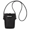 Longchamp Roseau Phone Case With Lace Black - Leather