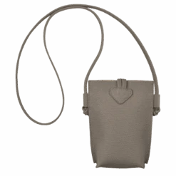 Longchamp Roseau Phone Case With Lace Turtledove - Leather -Longchamp 34180HPNP55 3