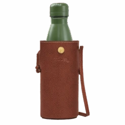 Longchamp Épure Bottle Holder Brown - Leather