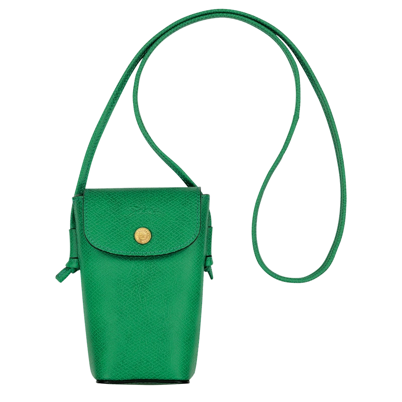 Longchamp Épure Phone Case With Leather Lace Green - Leather 3 Longchamp Épure Phone Case With Leather Lace Green - Leather