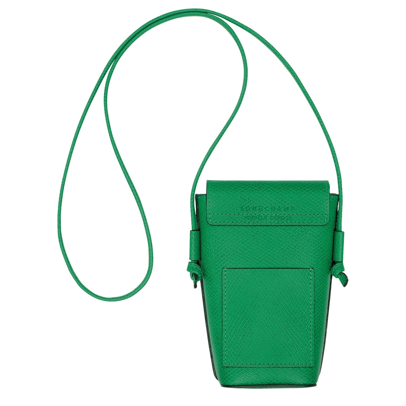 Longchamp Épure Phone Case With Leather Lace Green - Leather 6 Longchamp Épure Phone Case With Leather Lace Green - Leather - Image 4