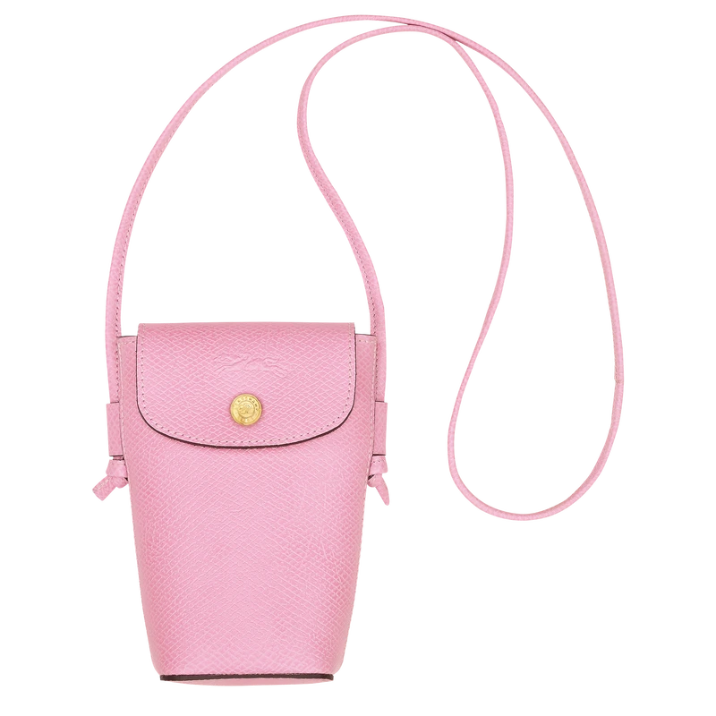 Longchamp Épure Phone Case With Leather Lace Pink - Leather 3 Longchamp Épure Phone Case With Leather Lace Pink - Leather