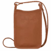Longchamp Le Foulonné Phone Case Caramel - Leather -Longchamp 34200021121 0