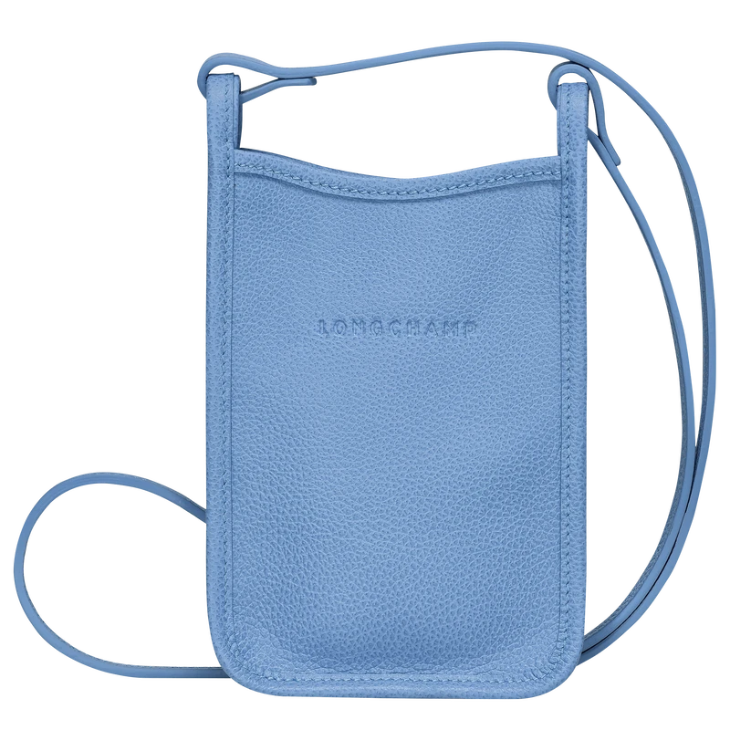 Longchamp Le Foulonné Phone Case Cloud Blue - Leather 3 Longchamp Le Foulonné Phone Case Cloud Blue - Leather