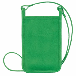 Longchamp Le Foulonné Phone Case Lawn - Leather