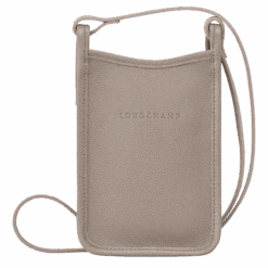 Longchamp Le Foulonné Phone Case Turtledove - Leather