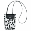 Longchamp Phone Case Black/White - Canvas -Longchamp 34201412067 0