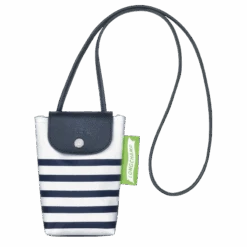 Longchamp Le Pliage Collection Phone Case Navy/White - Canvas