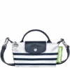 Longchamp Le Pliage Collection Pouch Navy/White - Canvas -Longchamp 34205HDF165 0