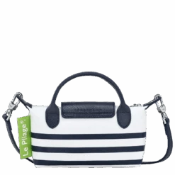 Longchamp Le Pliage Collection Pouch Navy/White - Canvas -Longchamp 34205HDF165 3