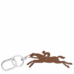 Longchamp Le Pliage Key-rings Brown - Leather