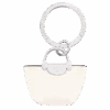 Longchamp Le Pliage Cuir Key Rings Ecru - Leather -Longchamp 36049757037 0