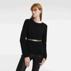 Longchamp Roseau Ladies' Belt Natural - Leather -Longchamp 40021HPN016 1