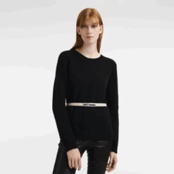 Longchamp Roseau Ladies' Belt Paper - Leather -Longchamp 40021HPN555 1