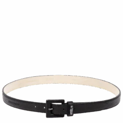 Longchamp Roseau Essential Ladies' Belt Black - Leather