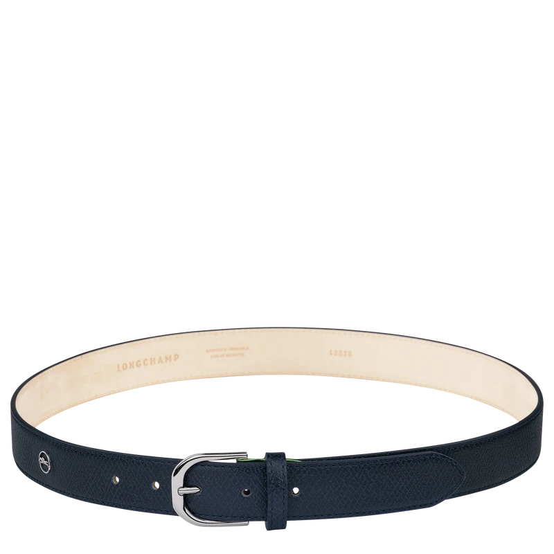 Longchamp Le Pliage Ladies' Belt Navy - Leather 3 Longchamp Le Pliage Ladies' Belt Navy - Leather