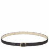 Longchamp Le Foulonné Ladies' Belt Black - Leather