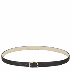Longchamp Le Foulonné Ladies' Belt Black - Leather