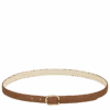 Longchamp Le Foulonné Ladies' Belt Caramel - Leather -Longchamp 40054021121 0