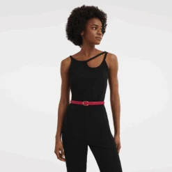 Longchamp Le Foulonné Ladies' Belt Love - Leather -Longchamp 40054021C39 10