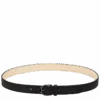 Longchamp 3D Ladies' Belt Black - Leather -Longchamp 40071HCV001 0