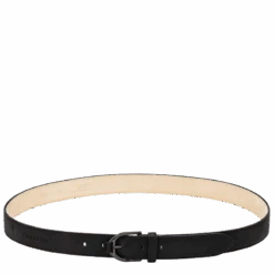 Longchamp 3D Ladies' Belt Black - Leather