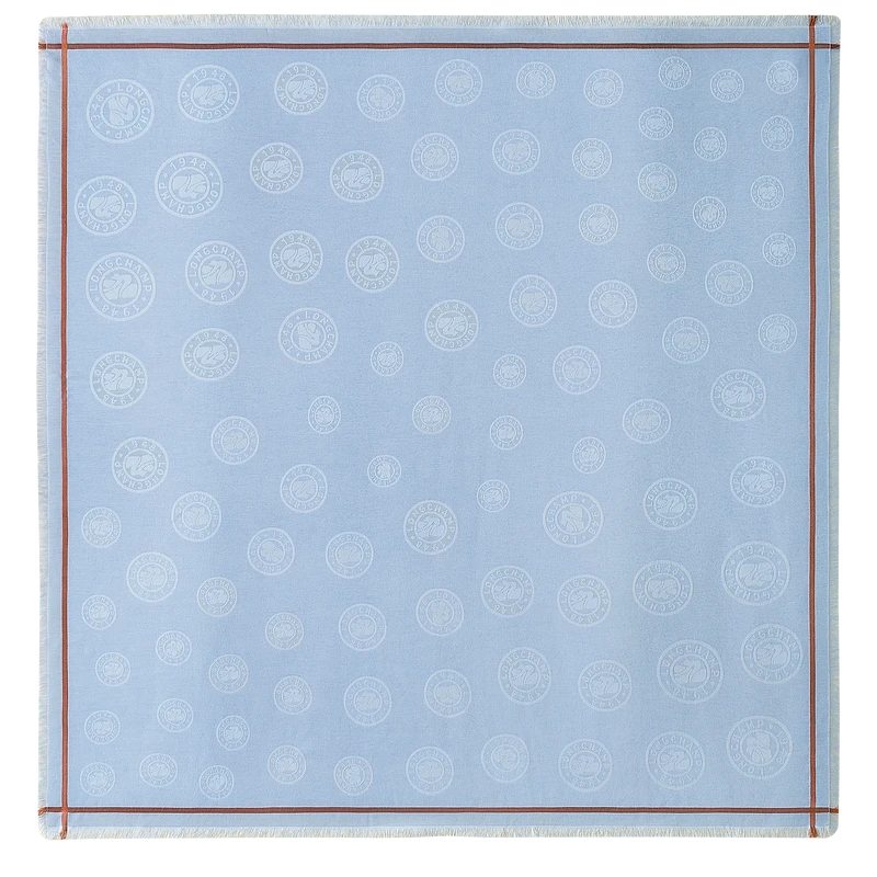 La Médaille Longchamp Shawl Sky Blue - OTHER 3 La Médaille Longchamp Shawl Sky Blue - OTHER