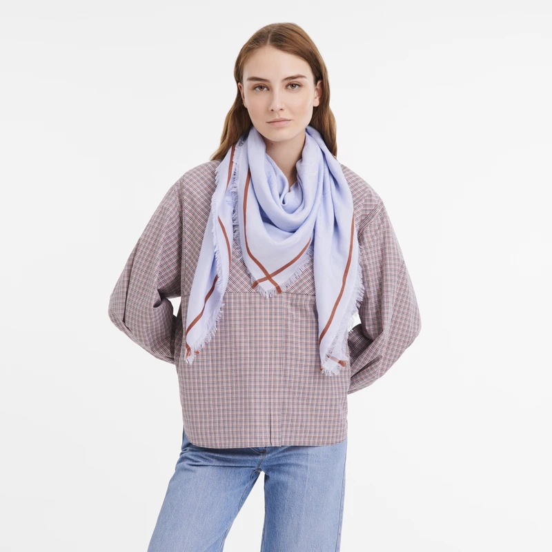 La Médaille Longchamp Shawl Sky Blue - OTHER 4 La Médaille Longchamp Shawl Sky Blue - OTHER - Image 2