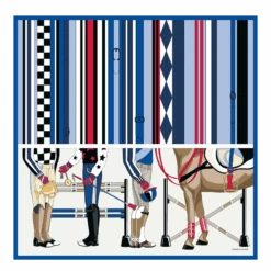 Jockey Longchamp Silk Scarf 90 Ivory - OTHER