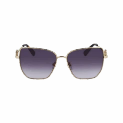 Longchamp Fall-Winter 2023 Collection Sunglasses Gold/Violet - OTHER