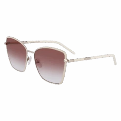 Longchamp Fall-Winter 2023 Collection Sunglasses White/Brown - OTHER -Longchamp 55162LUML88 2