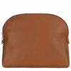 Longchamp Le Foulonné Toiletry Case Caramel - Leather
