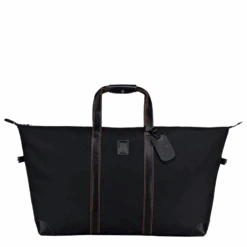 Longchamp Boxford L Travel Bag Black - Canvas