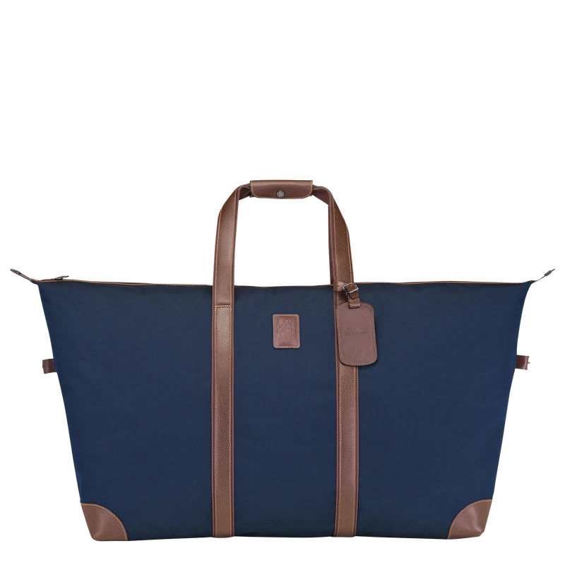 Longchamp Boxford L Travel Bag Blue - Canvas 3 Longchamp Boxford L Travel Bag Blue - Canvas