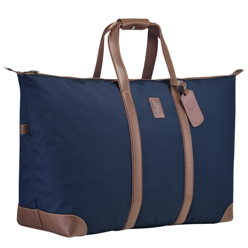 Longchamp Boxford L Travel Bag Blue - Canvas 5 Longchamp Boxford L Travel Bag Blue - Canvas - Image 3