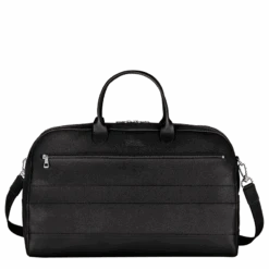 Longchamp Le Foulonné M Travel Bag Black - Leather -Longchamp L1302021047 3