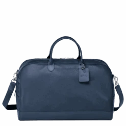 Longchamp Le Foulonné M Travel Bag Navy - Leather