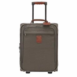 Longchamp Boxford S Suitcase Brown - Canvas