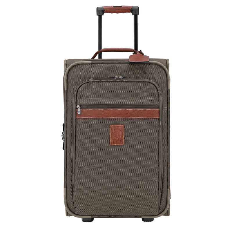 Longchamp Boxford M Suitcase Brown - Canvas 3 Longchamp Boxford M Suitcase Brown - Canvas