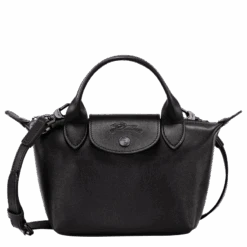 Longchamp Le Pliage Xtra XS Handbag Black - Leather