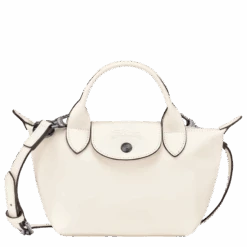 Longchamp Le Pliage Xtra XS Handbag Ecru - Leather