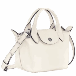 Longchamp Le Pliage Xtra XS Handbag Ecru - Leather 9 Longchamp Le Pliage Xtra XS Handbag Ecru - Leather -Longchamp L1500987037 2