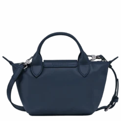 Longchamp Le Pliage Xtra XS Handbag Navy - Leather 11 Longchamp Le Pliage Xtra XS Handbag Navy - Leather -Longchamp L1500987556 3